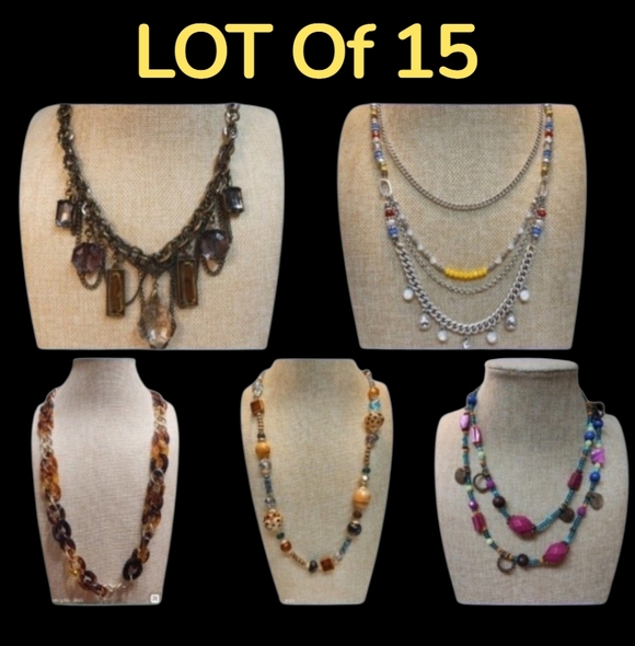 Premier Designs Jewelry - NWOT 15 Lot Of Premier Designs Necklaces Signed